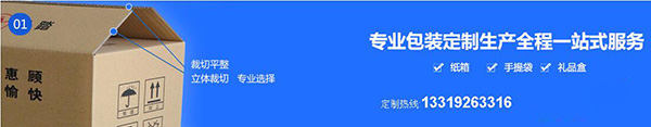 陝西包裝紙(zhi)箱生産
