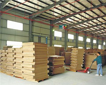 紙(zhǐ)箱部分材料存放(fàng)區