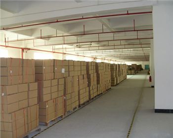 紙箱成(cheng)品存放區